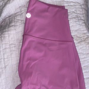 LIMITED EDITION Lulu lemon hot pink 28in size 4, worn once